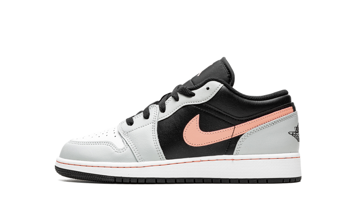 Jordan 1 Low Black Grey Pink (GS)