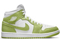 Jordan 1 Mid Green Python (Women's)