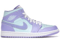 Jordan 1 Mid Purple Aqua