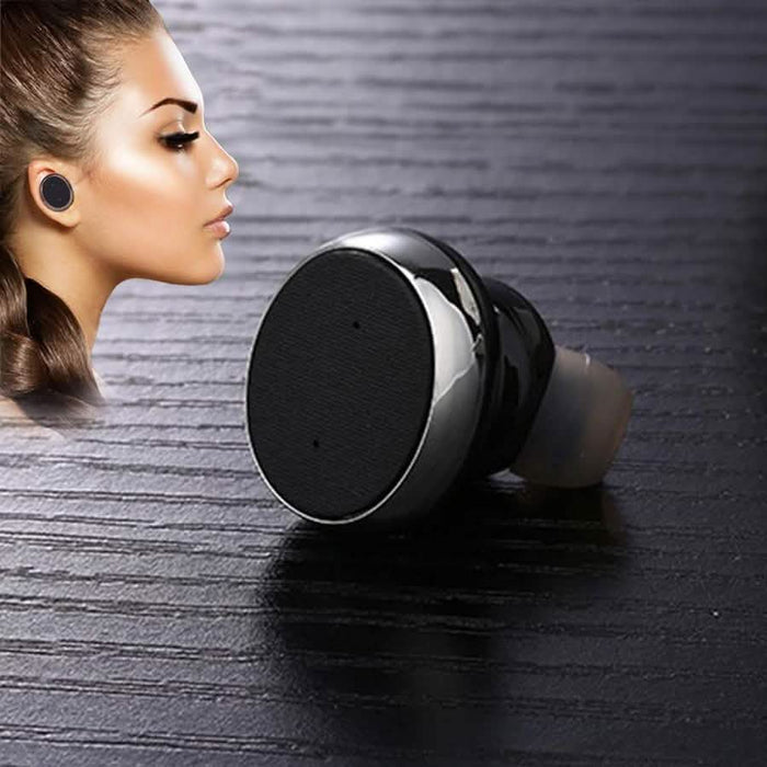1-Unit: Mini Invisible Wireless Bluetooth 10.0 Stereo In-Ear Headset Earphone DailySale