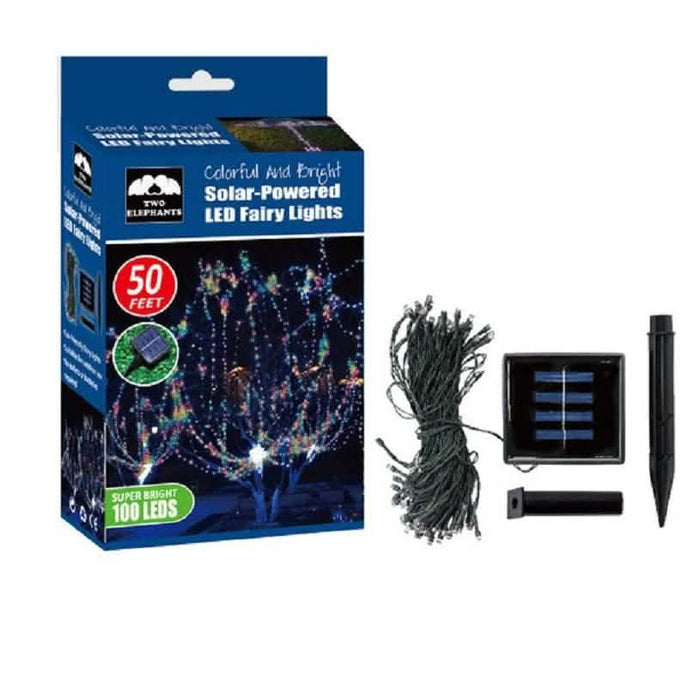 100-LED Solar Powered Fairy Lights DailySale
