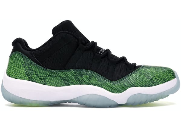 Jordan 11 Retro Low Green Snakeskin