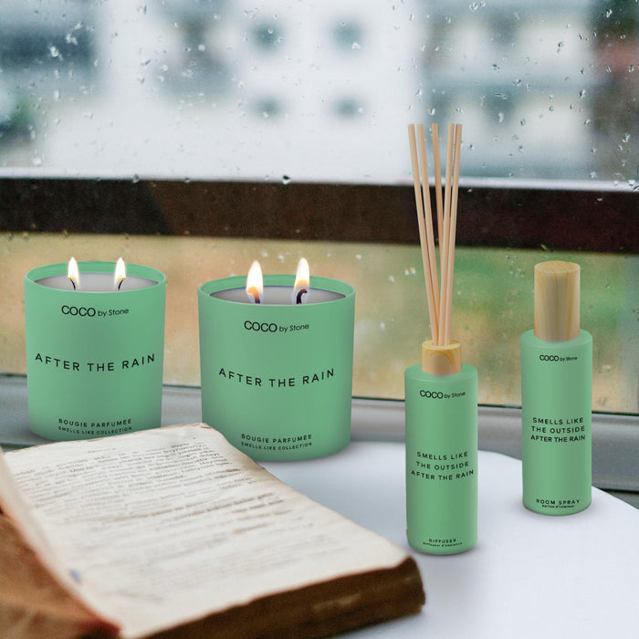 11oz Smells Like After The Rain Candle Stone Candles