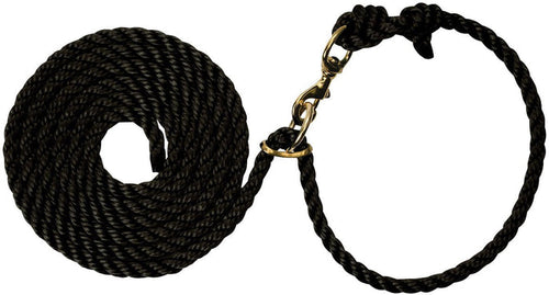 1/2" x 10' Poly Necktie Rope - BYP4 - Black - 1