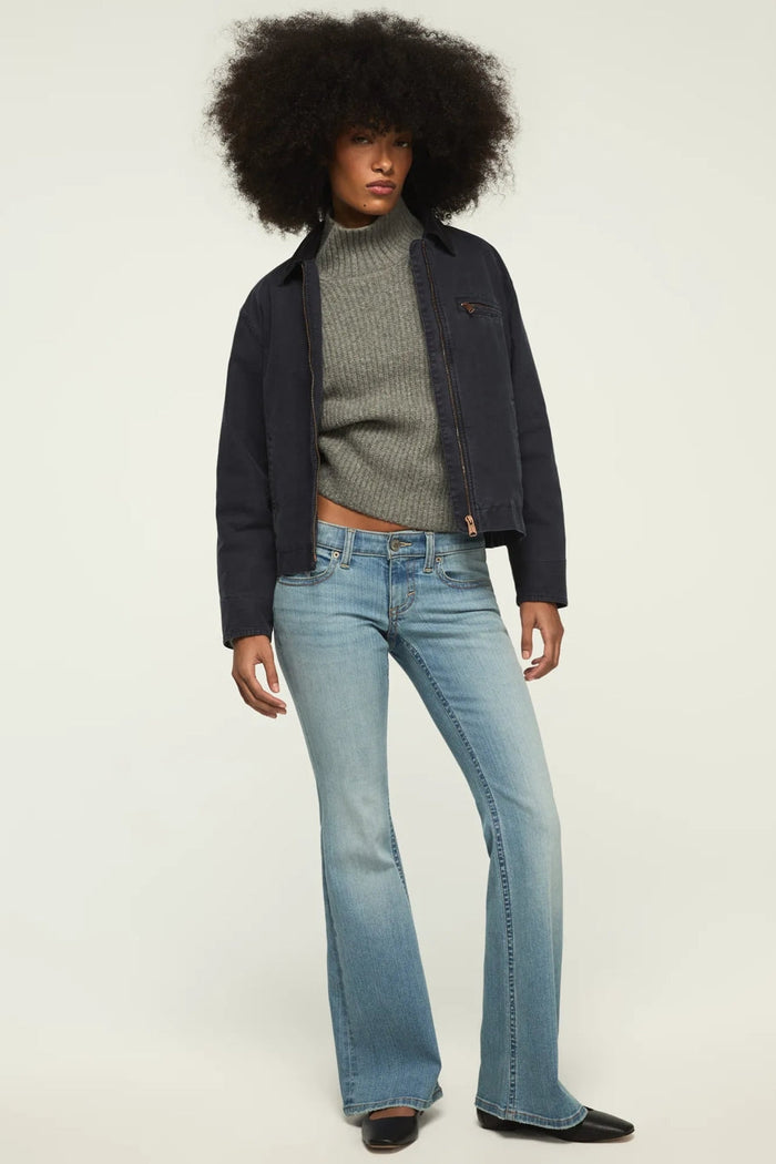 [162995-430] WOMENS LUCKY BRAND LOW RISE FLARE - PURITY WASH rubbersoled