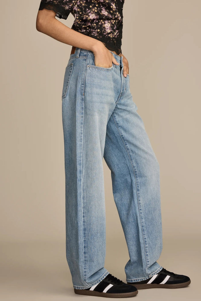 [162997-430] WOMENS LUCKY BRAND THE BAGGY - TOP NOTCH WASH rubbersoled