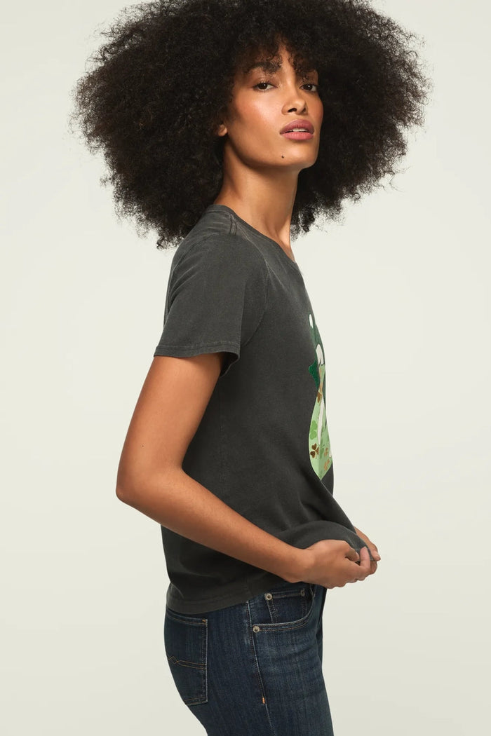 [163144-001] WOMENS LUCKY BRAND ROLLING STONES CLOVER LIPS CLASSIC CREW rubbersoled