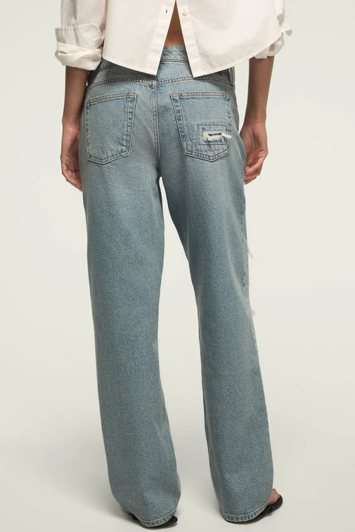 [167395-420] WOMENS LUCKY BRAND LUCKY LEGEND BAGGY - SKIPPING FLOWERS WASH rubbersoled
