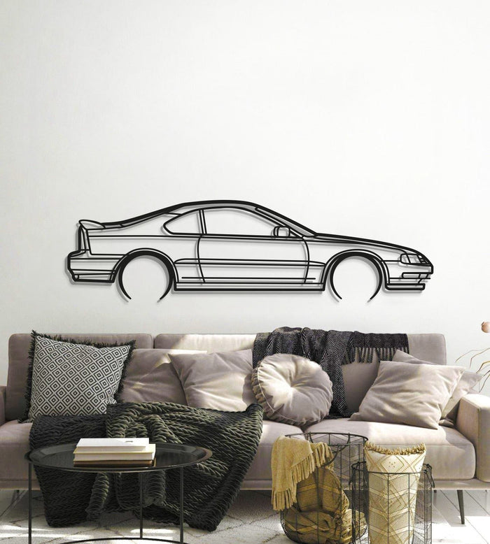 1993 Gen 4 Detailed Metal Car Wall Art - MT0244 Modello Turbo