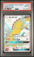 2019 Pokemon Sun & Moon Hidden Fates Full Art Ho-Oh GX #SV50