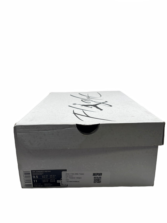 Jordan 4 Retro White Thunder