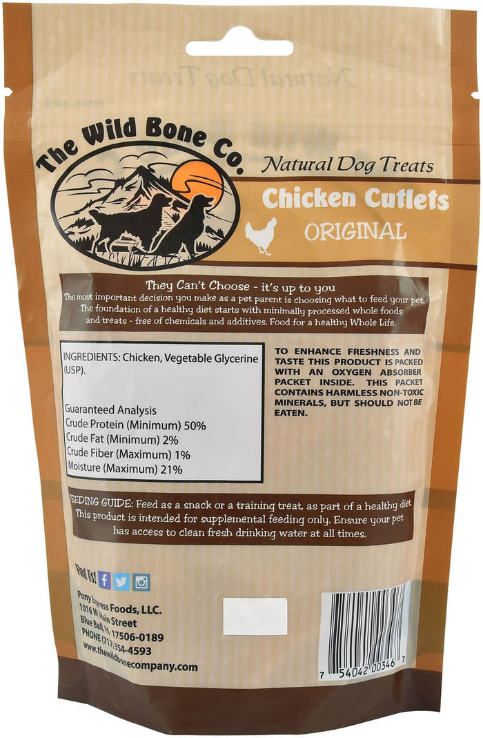 4.5 oz Original Chicken Cutlets Dog Treats - WBAC - 2
