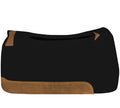 5 Star "Barrel Racer" Self - Contouring Wool Saddle Pad for Horses - 5VEBR - 1" - Black - 2