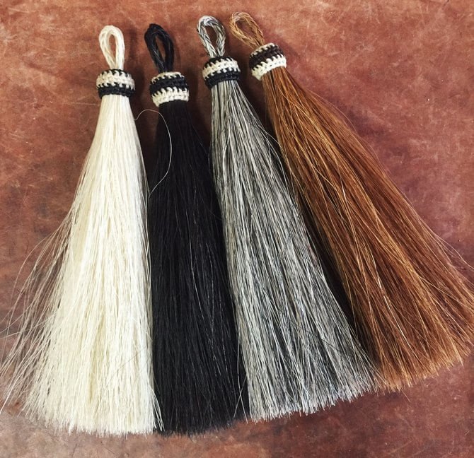 5 Star Horsehair Shufly Tassel – 6″, Assorted Colors, Sold Individually - 5VEA8 - 6" - Assorted - 1 ct - 1