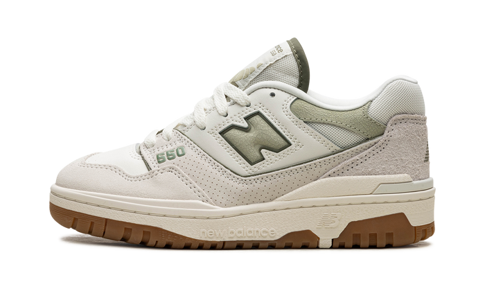 New Balance 550 White Olive Gum (Women's)