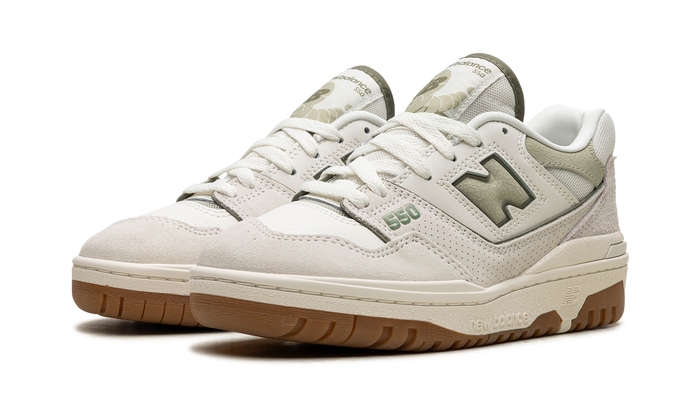 New Balance 550 White Olive Gum (Women's)