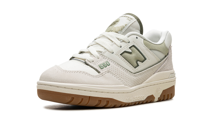 New Balance 550 White Olive Gum (Women's)