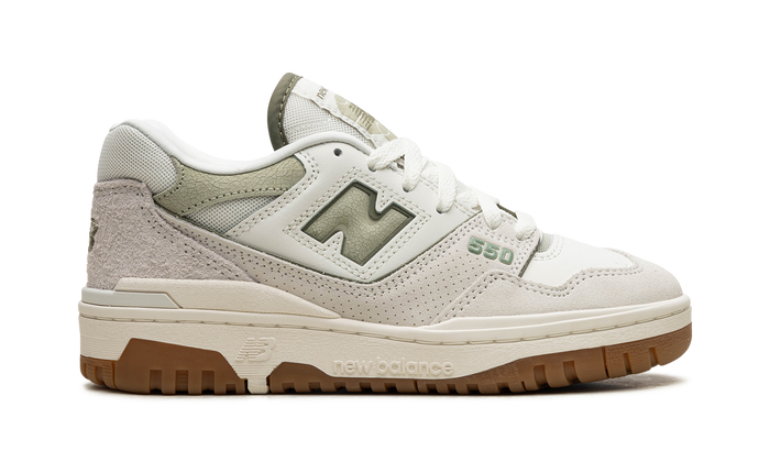 New Balance 550 White Olive Gum (Women's)