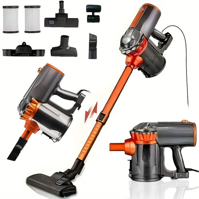 600W 4-in-1 Corded Stick Vacuum Cleaner 18KPa Lightweight Handheld DailySale