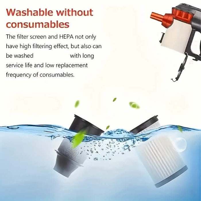 600W 4-in-1 Corded Stick Vacuum Cleaner 18KPa Lightweight Handheld DailySale