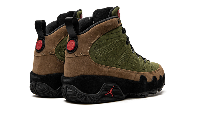 Jordan 9 Retro Boot NRG Military Brown Legion Green