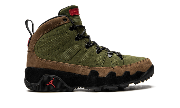 Jordan 9 Retro Boot NRG Military Brown Legion Green