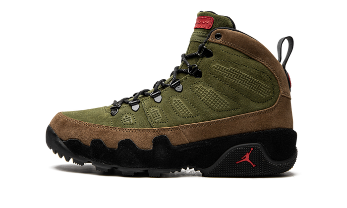 Jordan 9 Retro Boot NRG Military Brown Legion Green