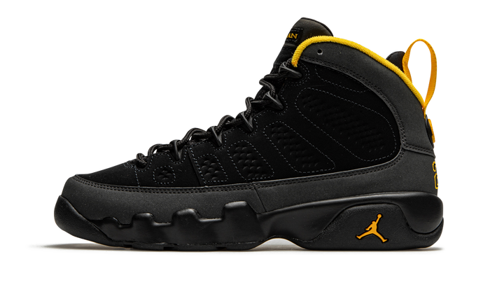 Jordan 9 Retro Dark Charcoal University Gold (GS)