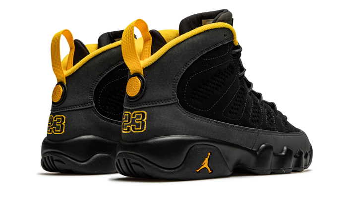 Jordan 9 Retro Dark Charcoal University Gold (GS)