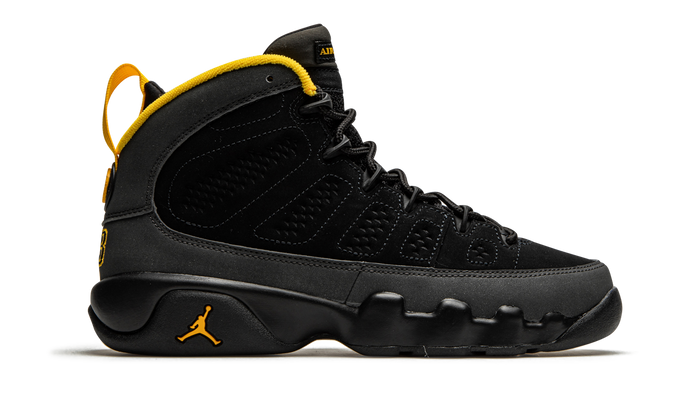 Jordan 9 Retro Dark Charcoal University Gold (GS)