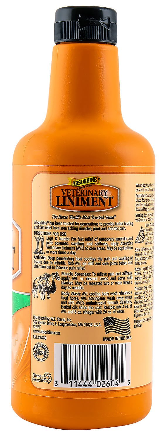 Absorbine Veterinary Liniment Liquid - Y1L2 - Liniment - 16 oz - 2