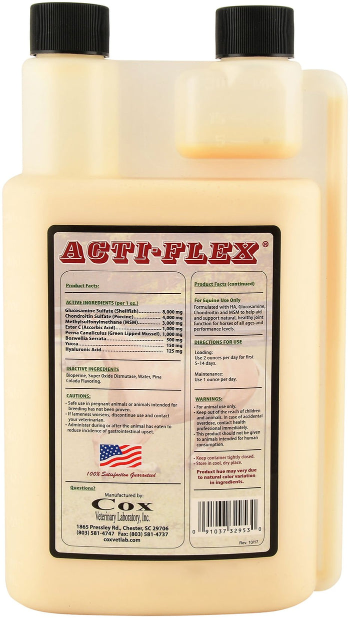 Acti - Flex Liquid Joint Supplement for Horses - CVLA8 - 32 oz - 2