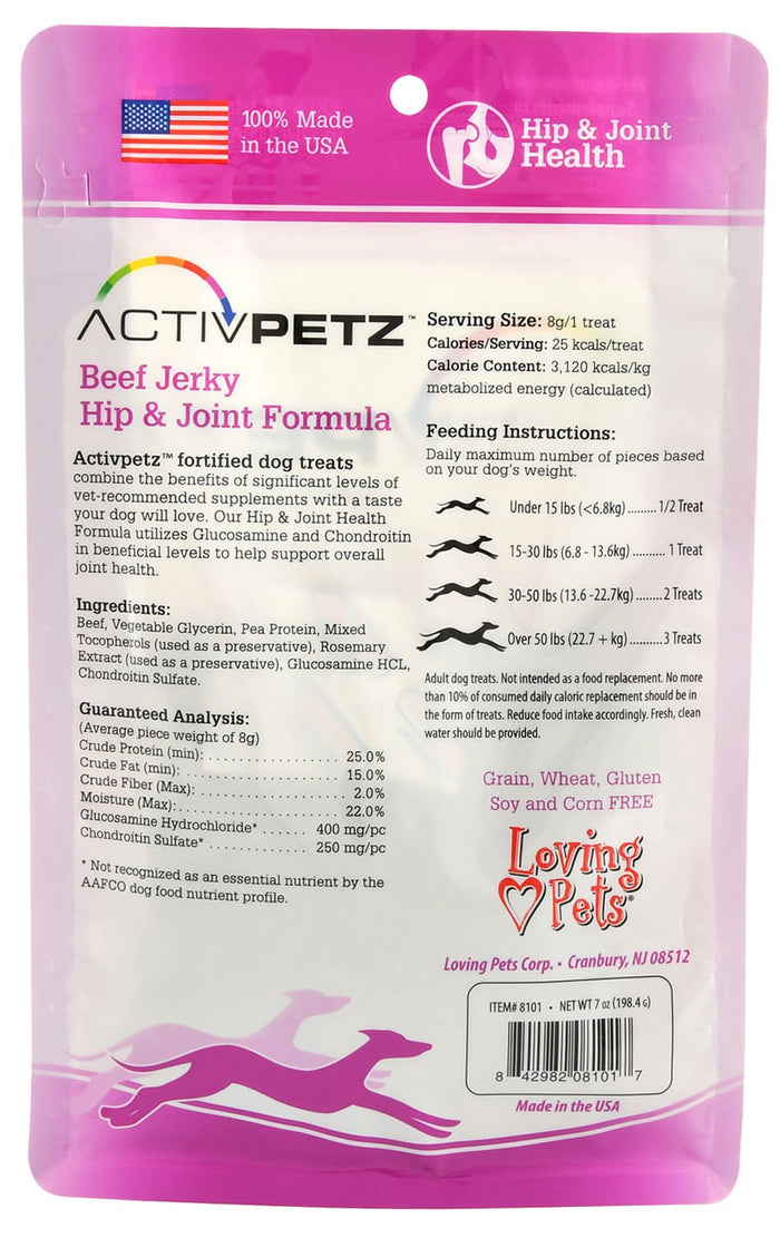 ActivPetz Hip & Joint Jerky Treats, Beef - ZO36 - Beef - 4