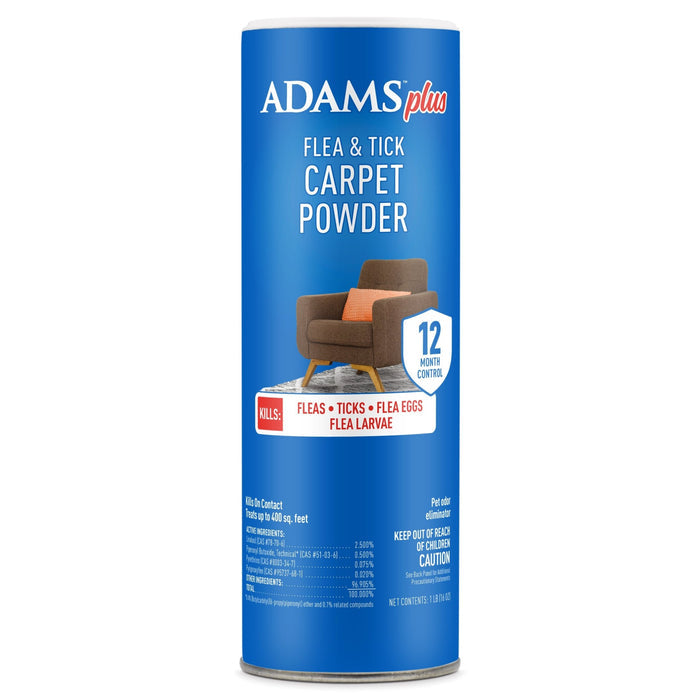 Adams Flea & Tick Carpet Powder, 16 oz - FAAU - 1