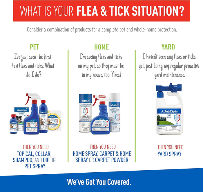 Adams Flea & Tick Cleansing Shampoo - FAH8 - 12 oz - 7