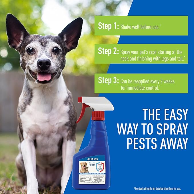 Adams Flea & Tick Spray, 16 oz - FAAI - 16 oz - 3