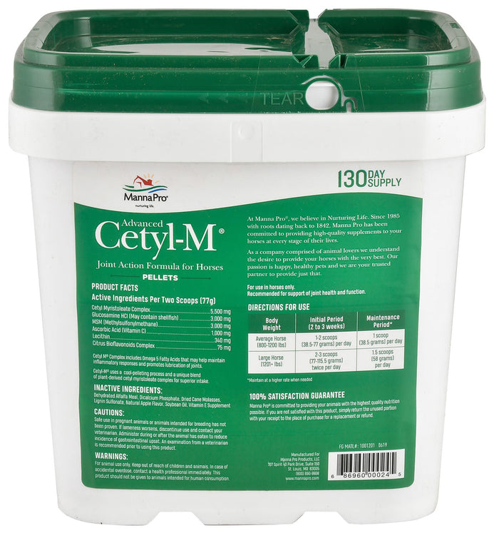 Advanced Cetyl M Pellets for Horses - 9NAJ - 11.2 lbs - 4