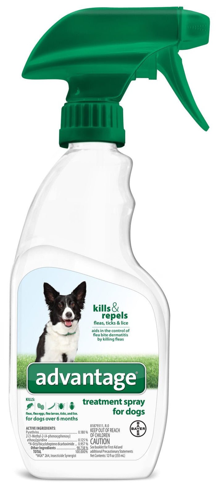 Advantage Treatment Spray for Dogs - E81C - 15 oz - 5