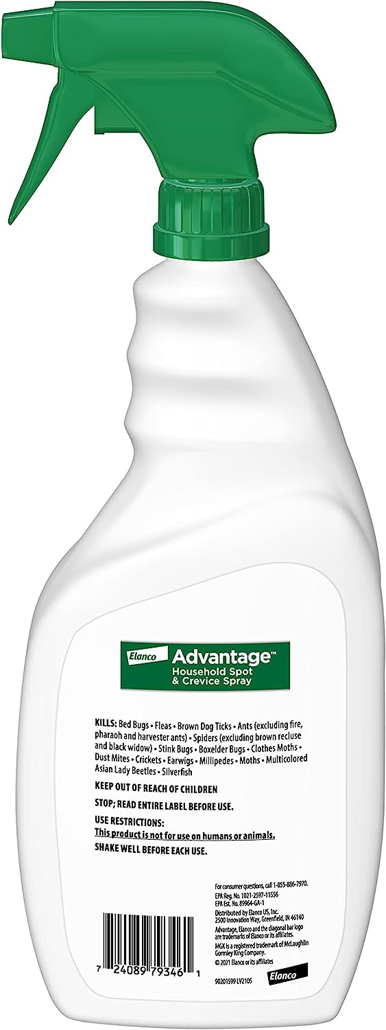 Advantage Household Spot & Crevice Spray, 24 oz - E8AX - 2