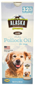 Alaska Naturals Wild Alaskan Pollock Oil for Dogs, 32 oz - ANP1C - 1