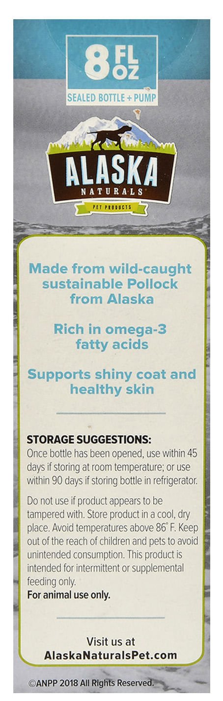 Alaska Naturals Wild Alaskan Pollock Oil for Dogs, 32 oz - ANP1C - 6