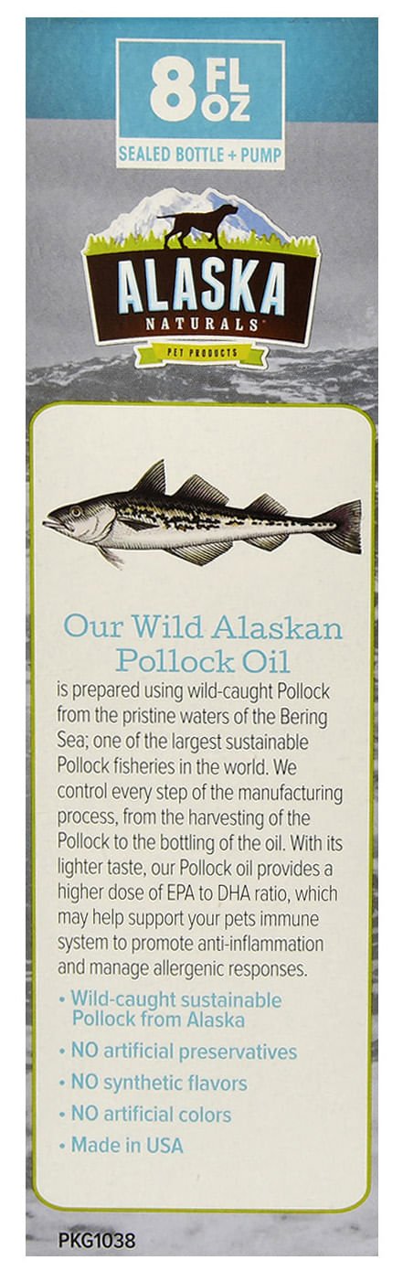 Alaska Naturals Wild Alaskan Pollock Oil for Dogs, 32 oz - ANP1C - 8