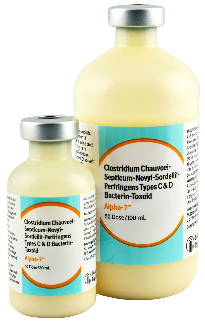 Alpha - 7 Blackleg Vaccine for Cattle - A9C6 - 10 Dose - 1