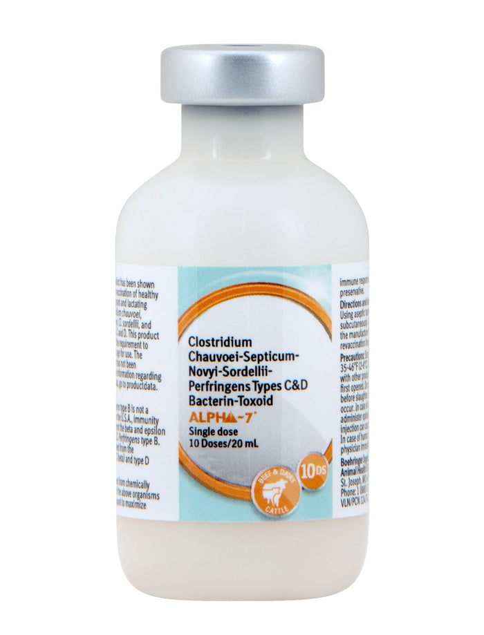 Alpha - 7 Blackleg Vaccine for Cattle - A9C6 - 10 Dose - 2