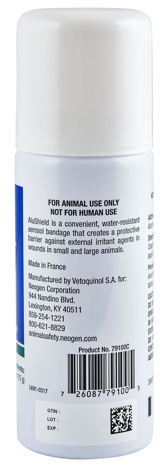 AluShield Aerosol Bandage for Large & Small Animals, 2.6 oz - IMA1 - 3