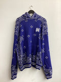 AMIRI Bandana B-Ball Hoodie Blue