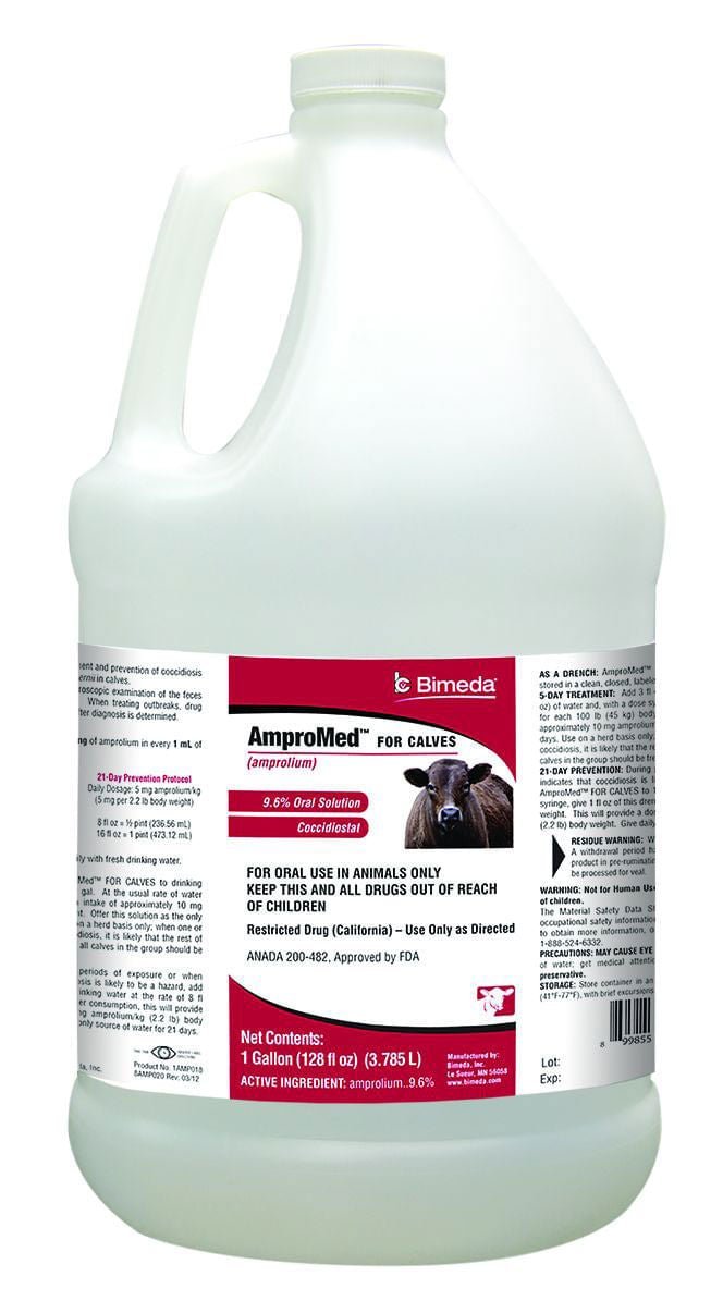 AmproMed Oral Solution for Calves - MOBAI - 1 gallon - 1