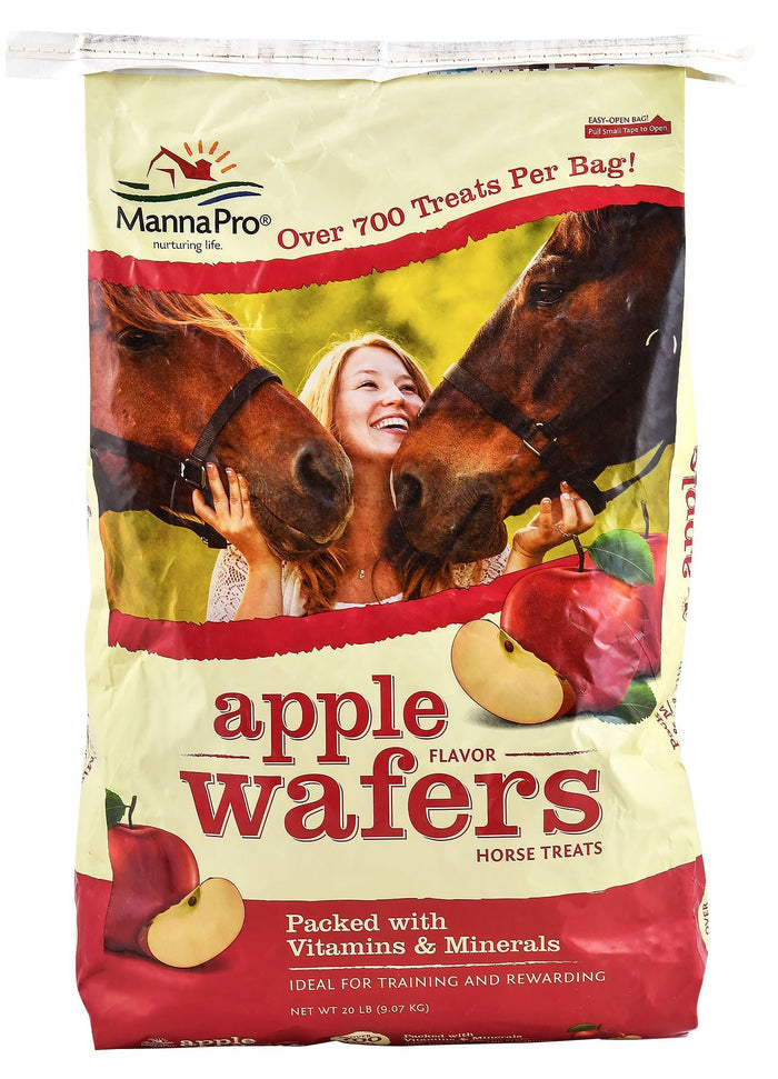 Apple Wafer Horse Treats, 20 lb - CAAF - 1