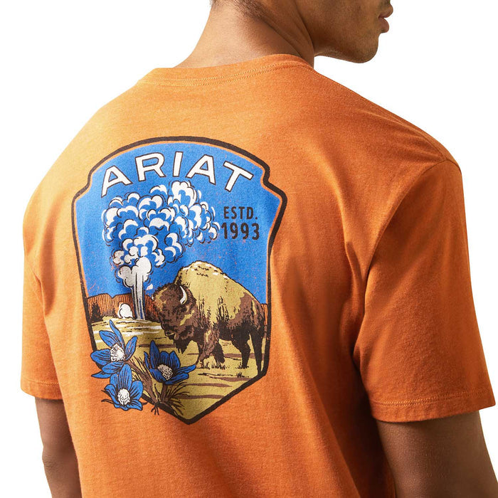 Ariat Men's Old Faithful Short Sleeve T-Shirt - AI241 - Medium - 4