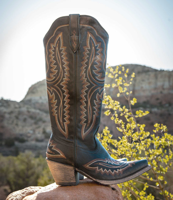 Ariat Women's Casanova Western Boot, Brooklyn Black - AI34C - 10 - 8